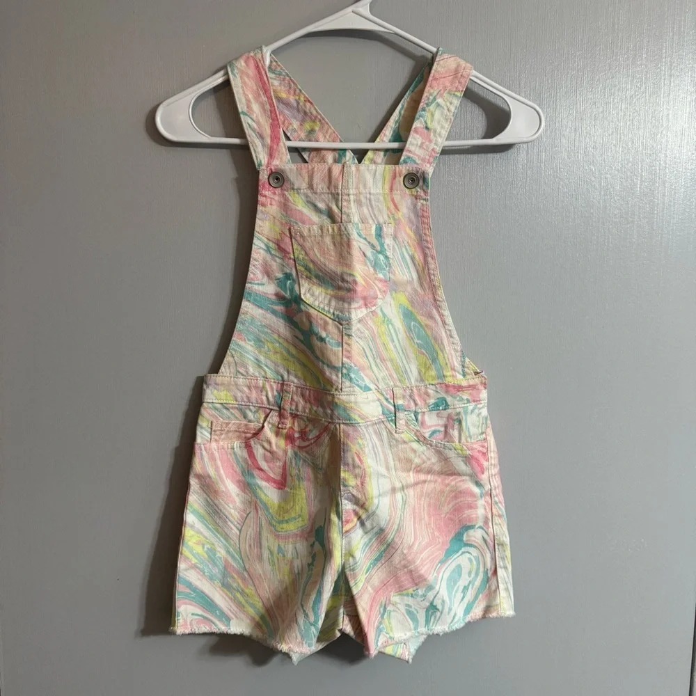 The Children's Place Overalls Size 8 in Pink and White